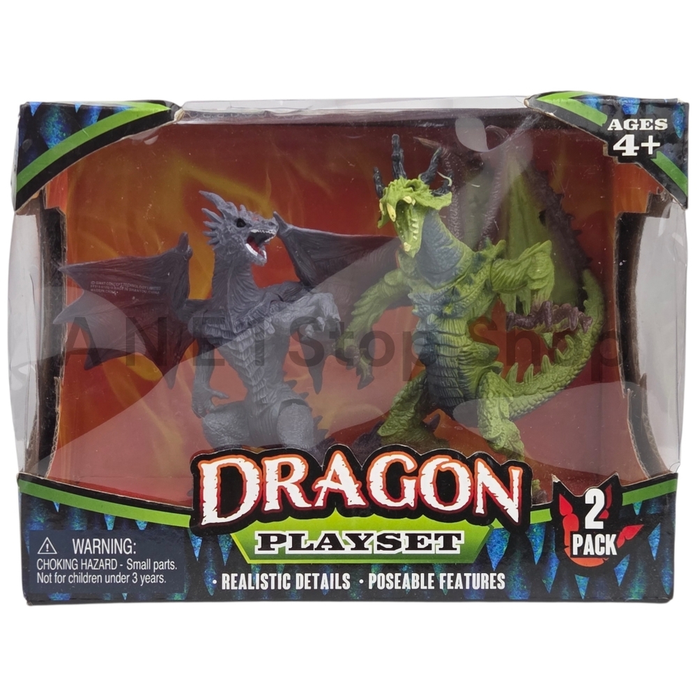 Dragon Playset 2 Pack Poseable Figures - Giant Concept Technology 2019